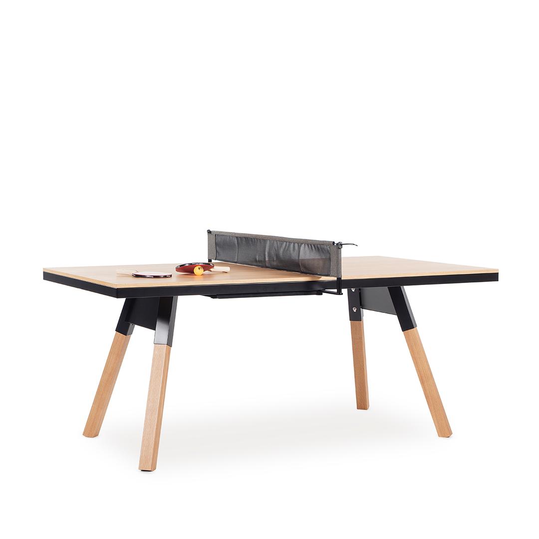 RS Barcelona You And Me Small Black Indoor Ping Pong Table