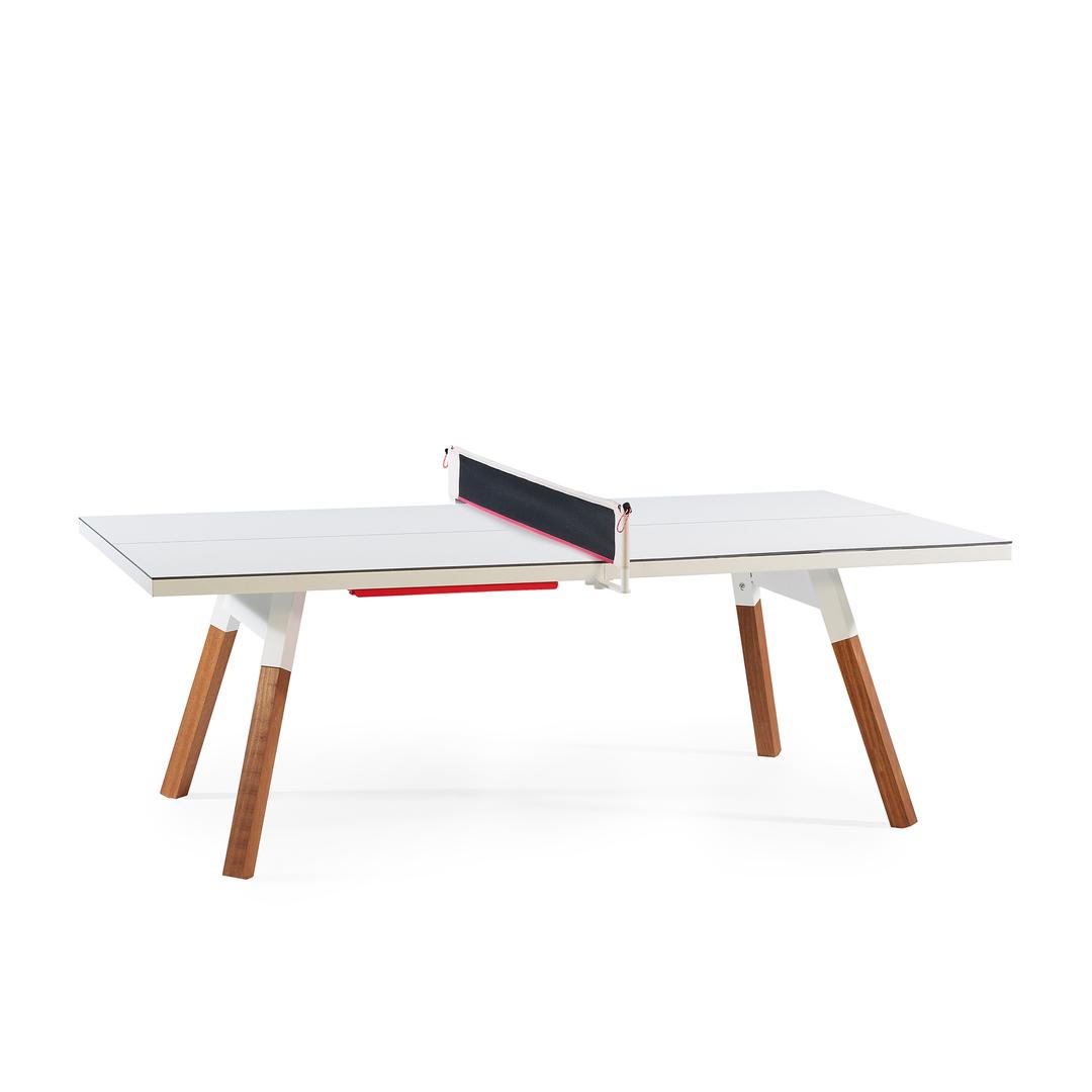 RS Barcelona You And Me Medium White Indoor/Outdoor Ping Pong Table