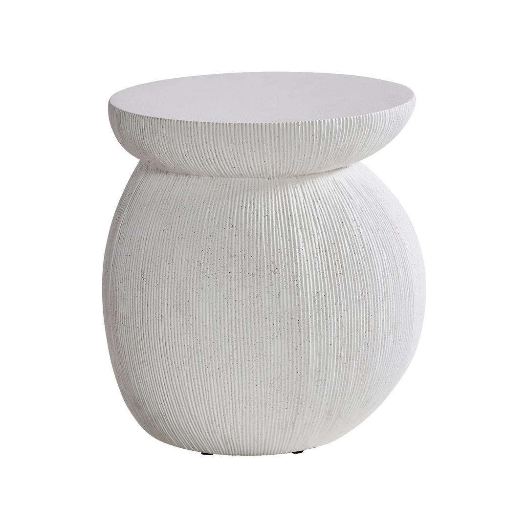 Bernhardt Exteriors Corsica 17" Stonecast Round Accent Table