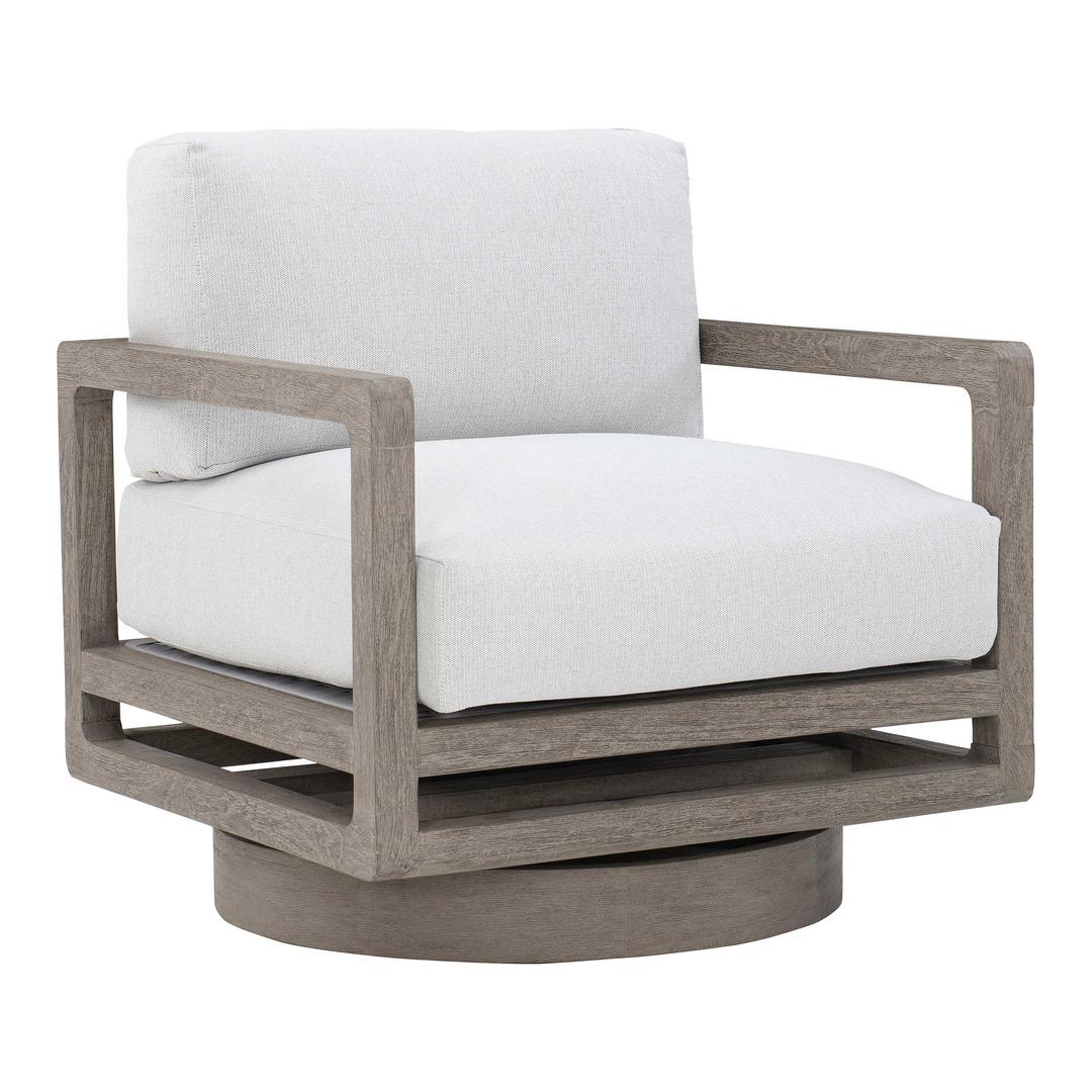 Bernhardt Exteriors Tanah Teak Swivel Lounge Chair