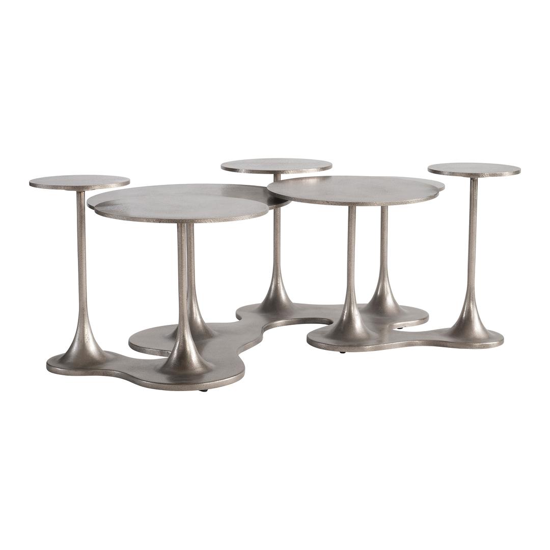 Bernhardt Exteriors Cerchi 51.2" Cast Aluminum Cocktail Table