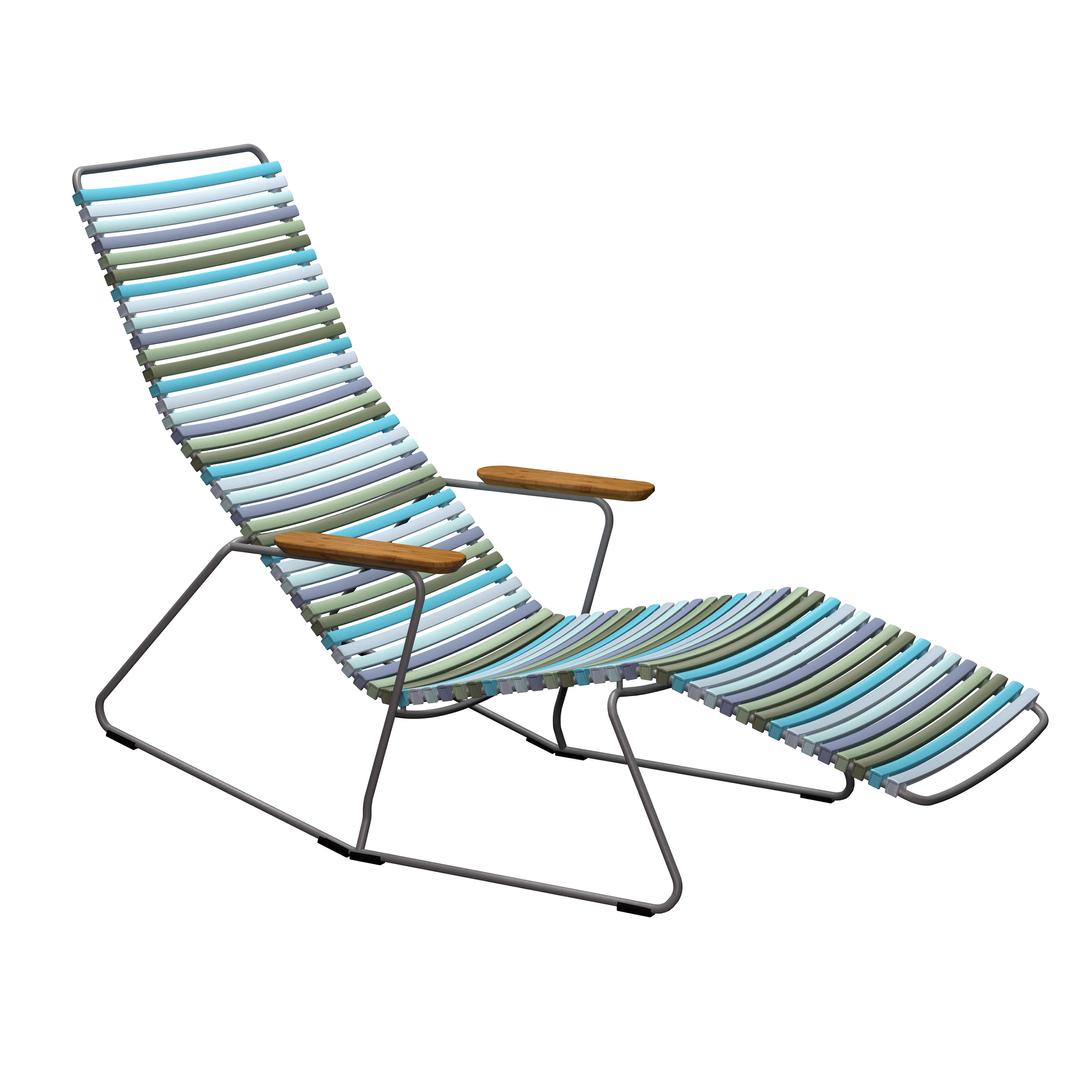 Houe Click Steel Sunrocker Lounge Chair