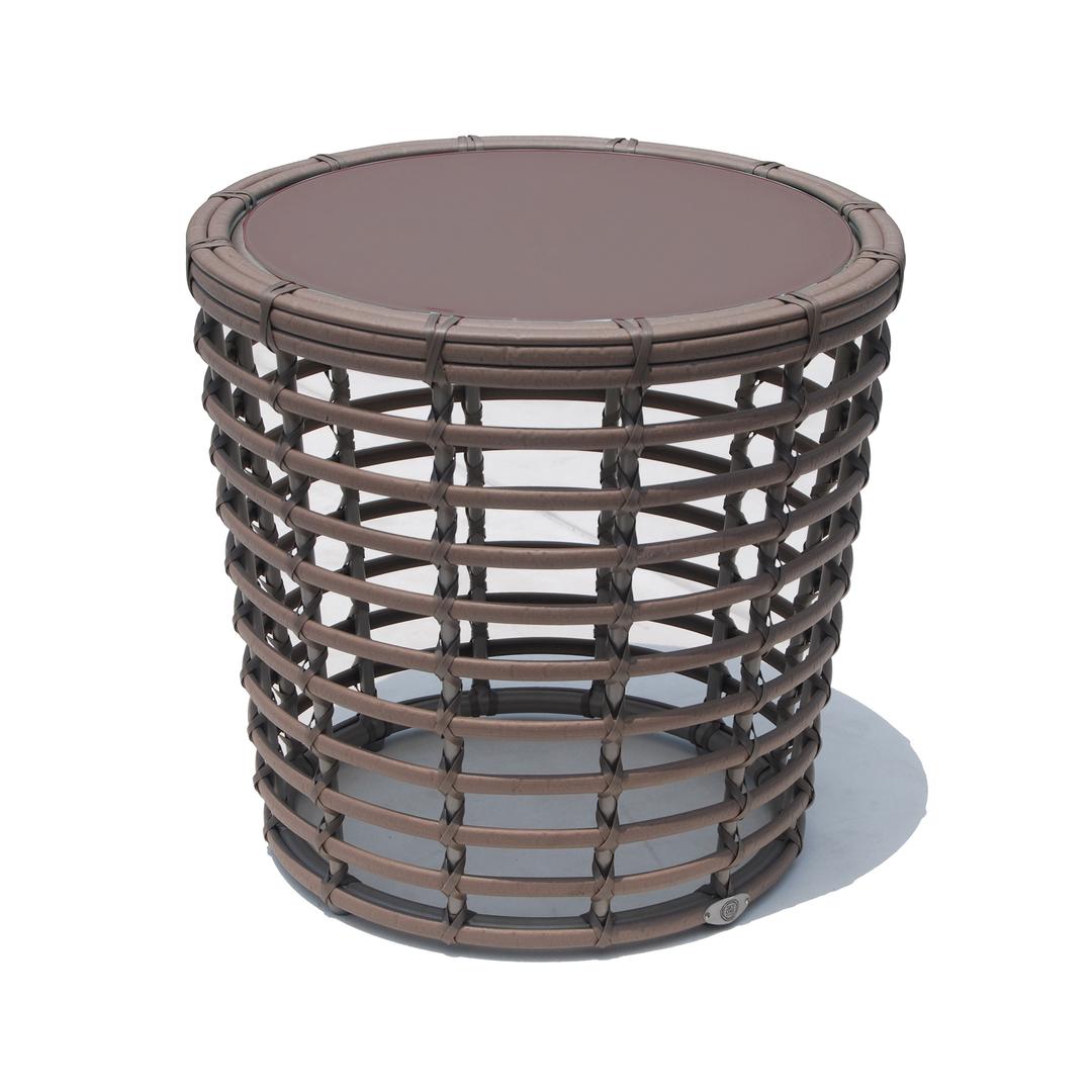 Skyline Design Troy 22" Woven Round Side Table
