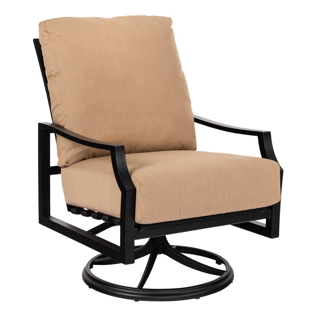 Woodard Nico Aluminum Swivel Rocking Lounge Chair