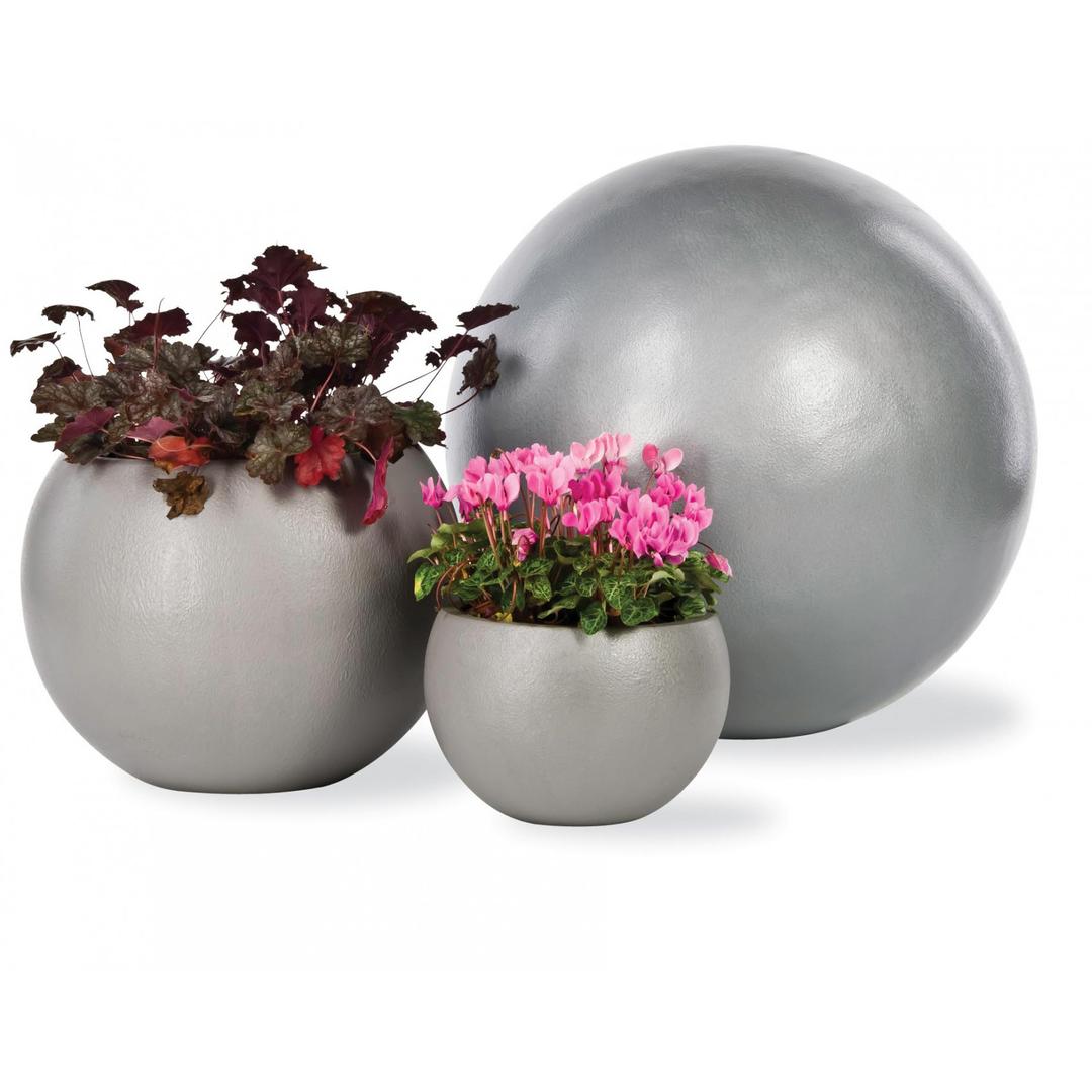 Capital Garden Geo 12" Sphere Fiberglass Planter Pot