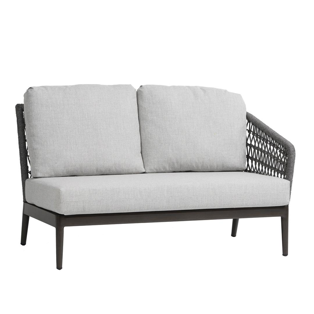 Ratana Poinciana Rope Right Arm Love Seat Outdoor Sectional Unit