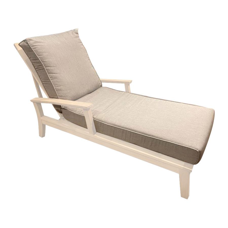 POVL Outdoor Calera Teak Chaise Lounger Replacement Cushions