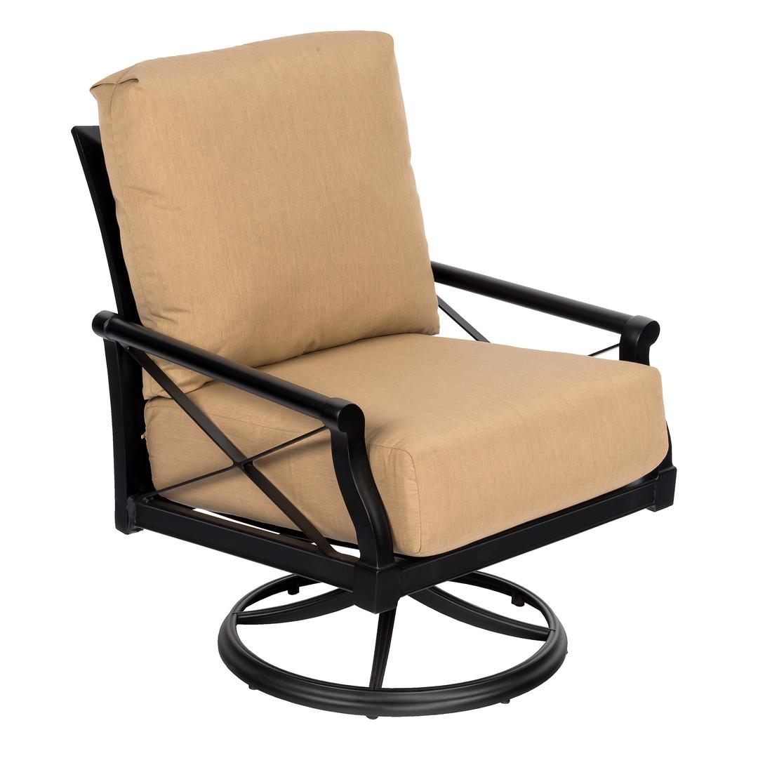 Woodard Andover Aluminum Swivel Rocking Lounge Chair