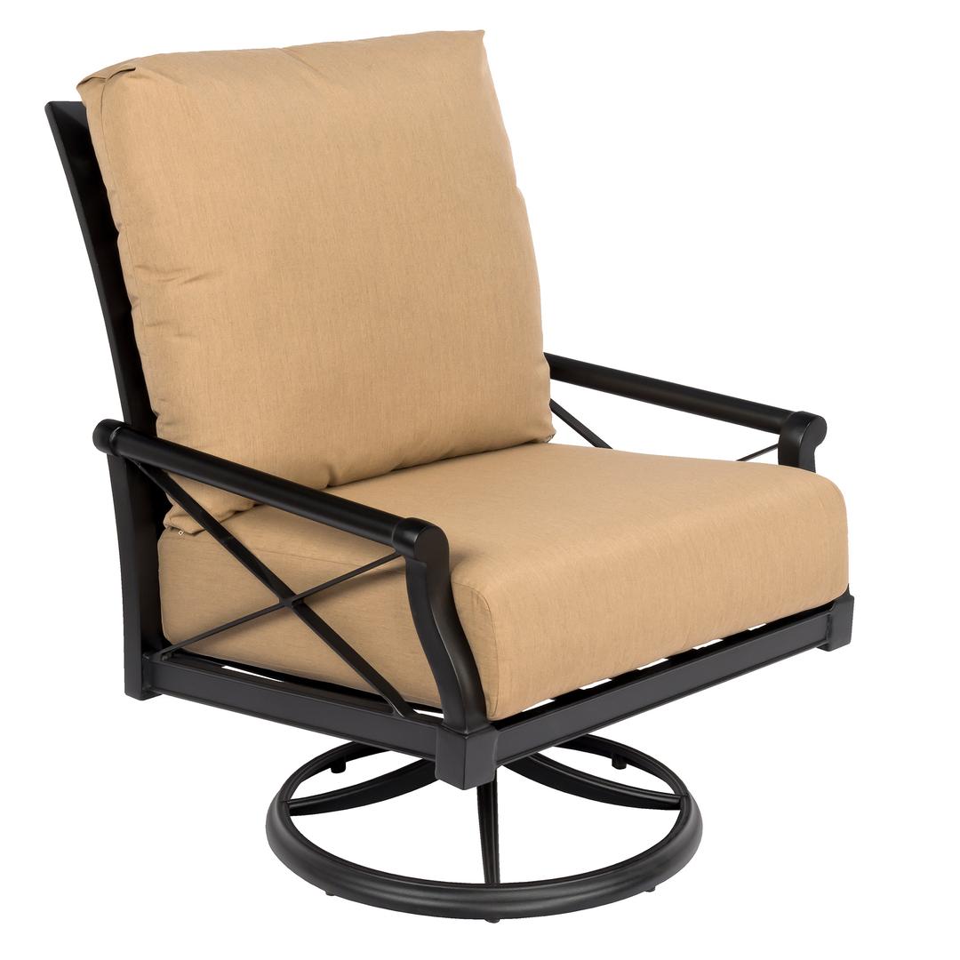 Woodard Andover Aluminum Big Man's Swivel Rocking Lounge Chair