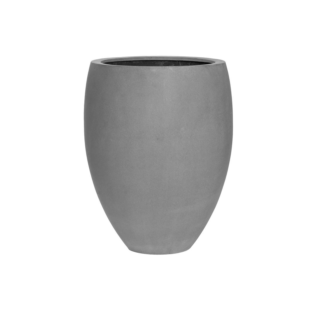 Pottery Pots Natural Bond 19" Round Fiberstone Planter Pot - Grey
