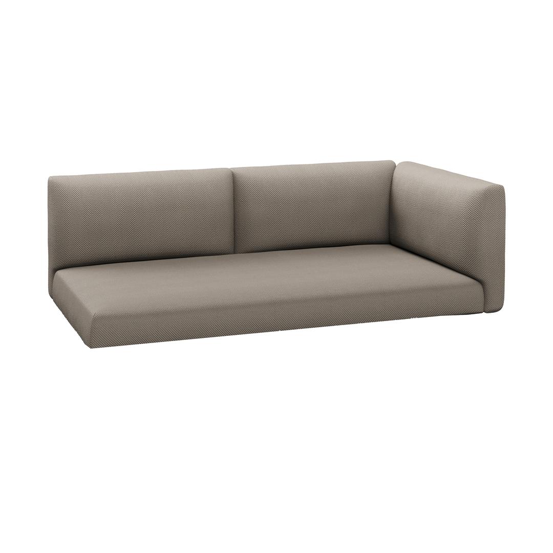 Gloster Maya Left/Right End Outdoor Sectional Unit Replacement Cushion Set - 60" x 30"