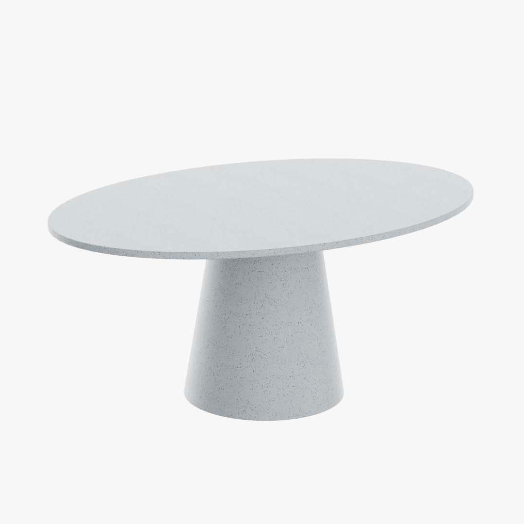 Zachary A. Design Kona 66" Oval Dining Table