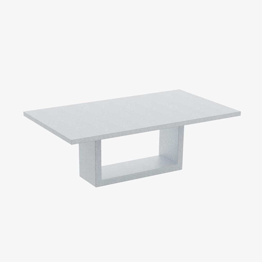Zachary A. Design Apertura 84" x 48" Rectangular Dining Table