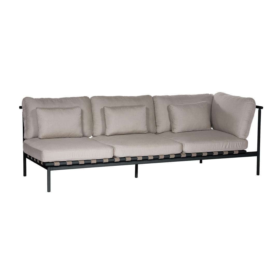 Barlow Tyrie Around Deep Seating Right End Sofa - Aluminum Arm