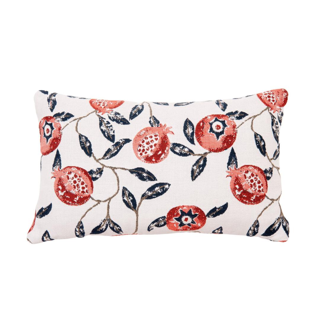 Classic Cushions 20" x 12" Pomegranate Vine Lumbar Sunbrella Outdoor Pillow