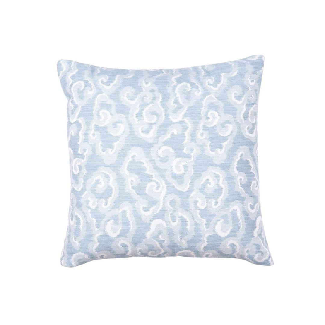 Classic Cushions 20" x 20" Celestine Sky Blue Sunbrella Outdoor Pillow