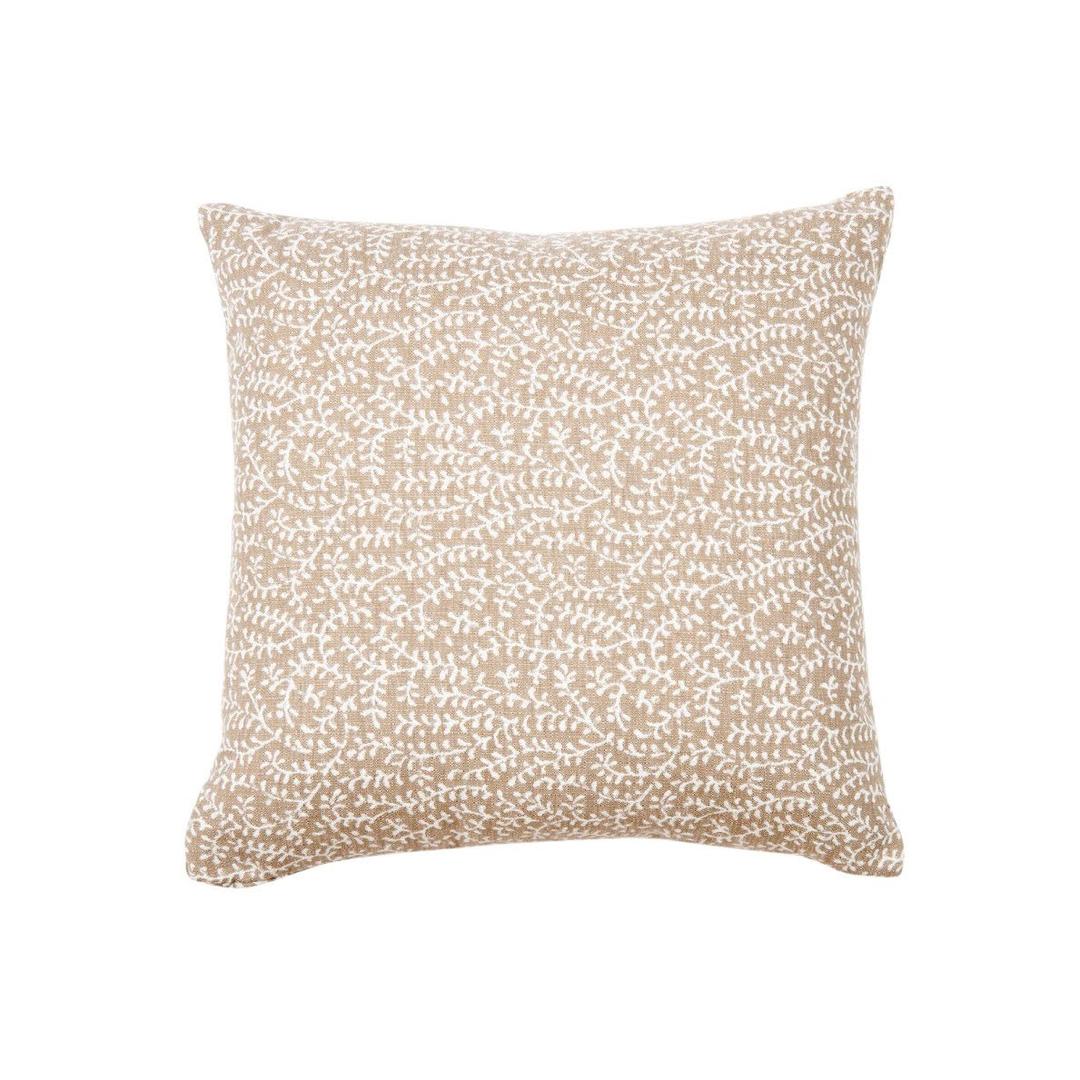Classic Cushions 20" x 20" Eberly II Linen Beige Sunbrella Outdoor Pillow