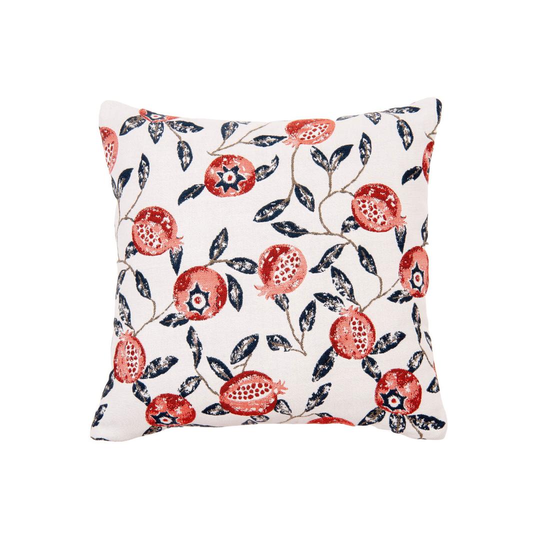 Classic Cushions 20" x 20" Pomegranate Vine Sunbrella Outdoor Pillow