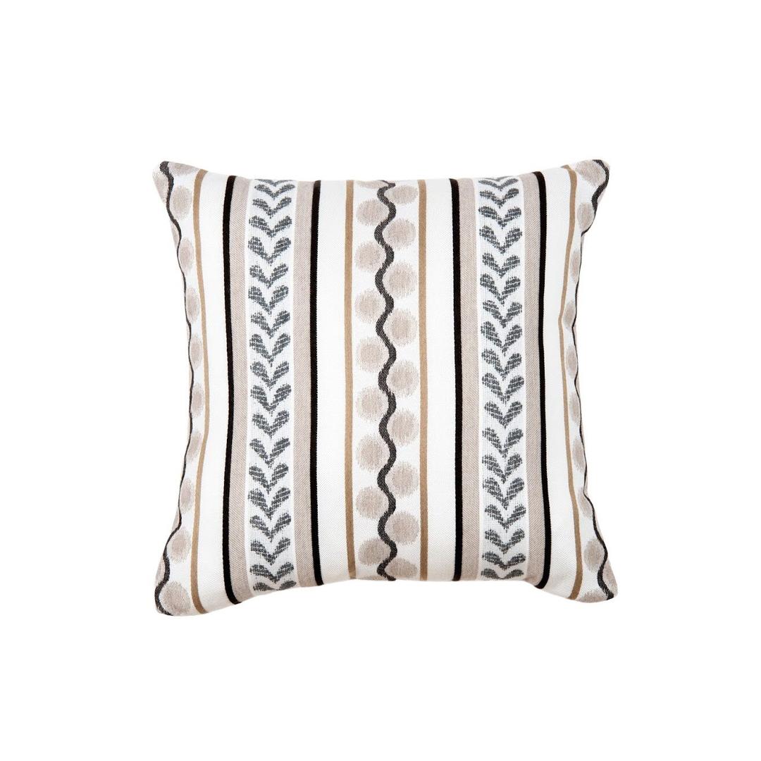 Classic Cushions 20" x 20" Llona Mocha Sunbrella Outdoor Pillow