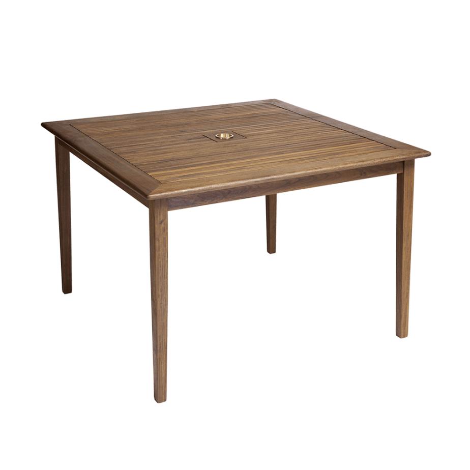 Jensen Outdoor Opal 41" Ipe Wood Square Dining Table