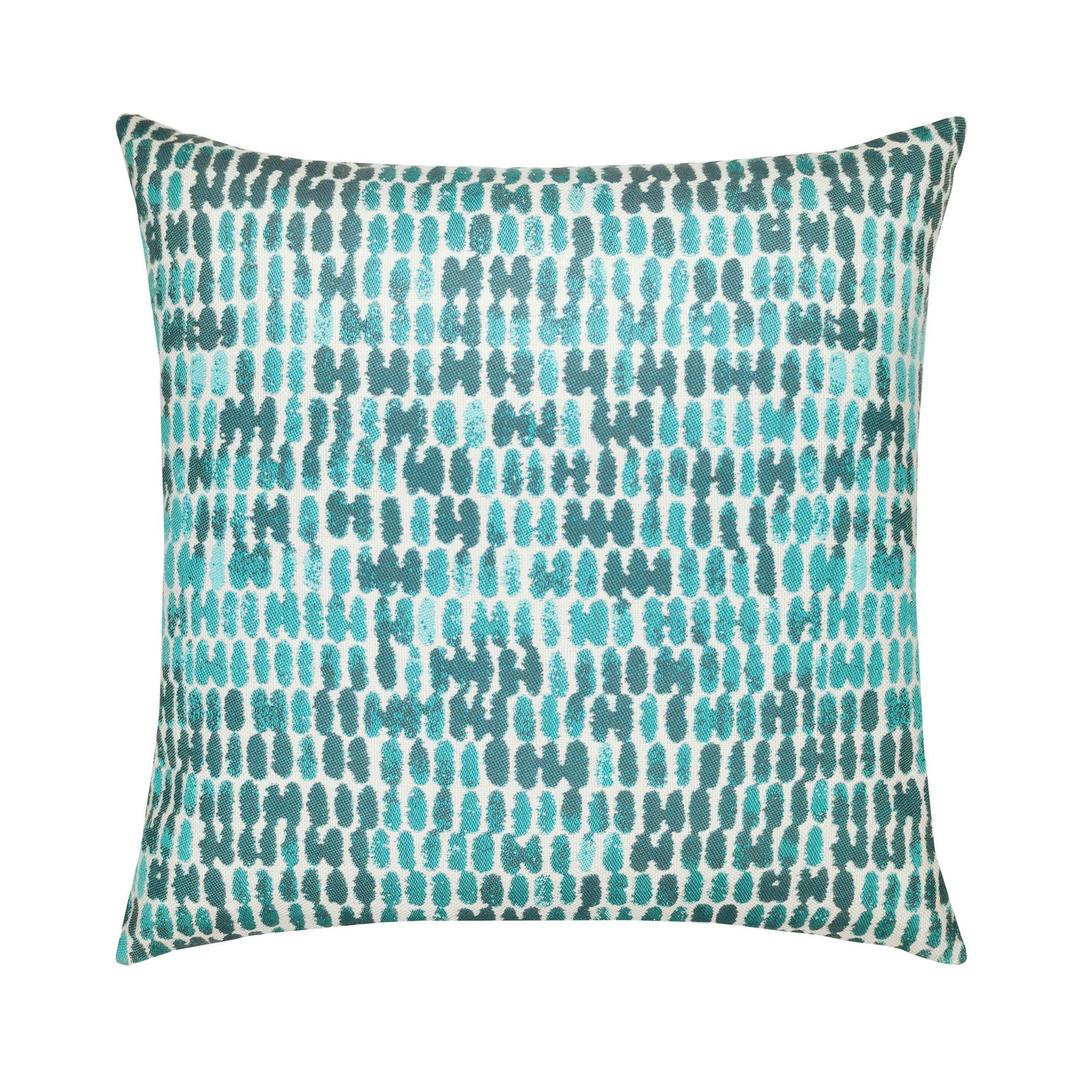 Elaine Smith 22" x 22" Thumbprint Aruba Sunbrella Outdoor Pillow