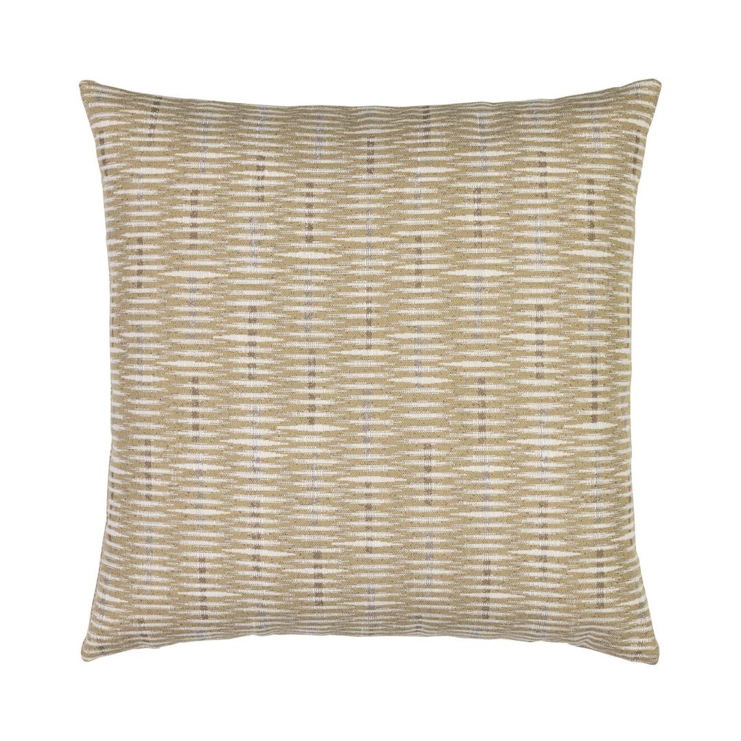 Elaine Smith 22" x 22" Intertwine Sand Sunbrella Outdoor Pillow