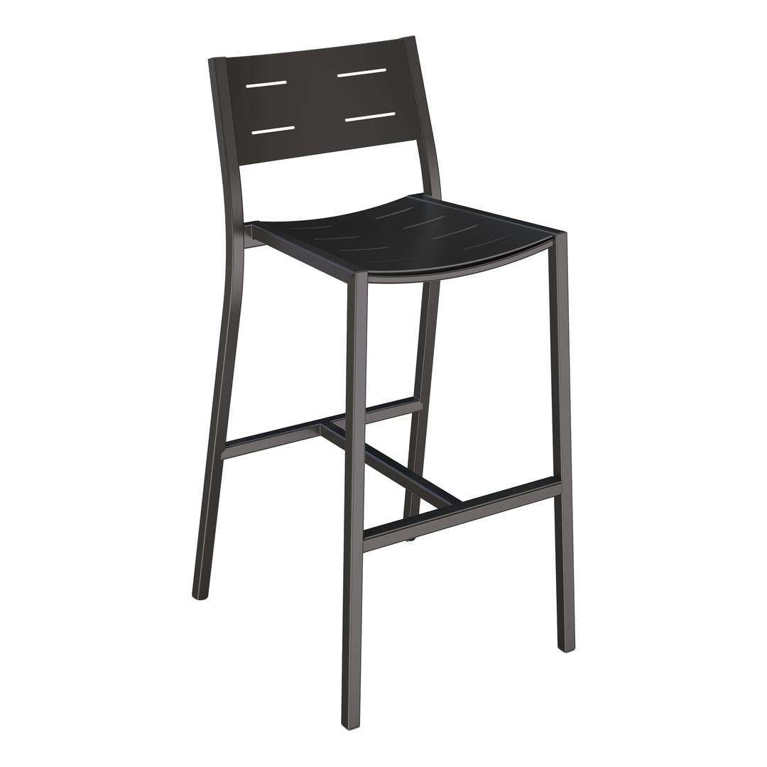 Maiori Impression Aluminum Dining Bar Side Chair - Set of 4