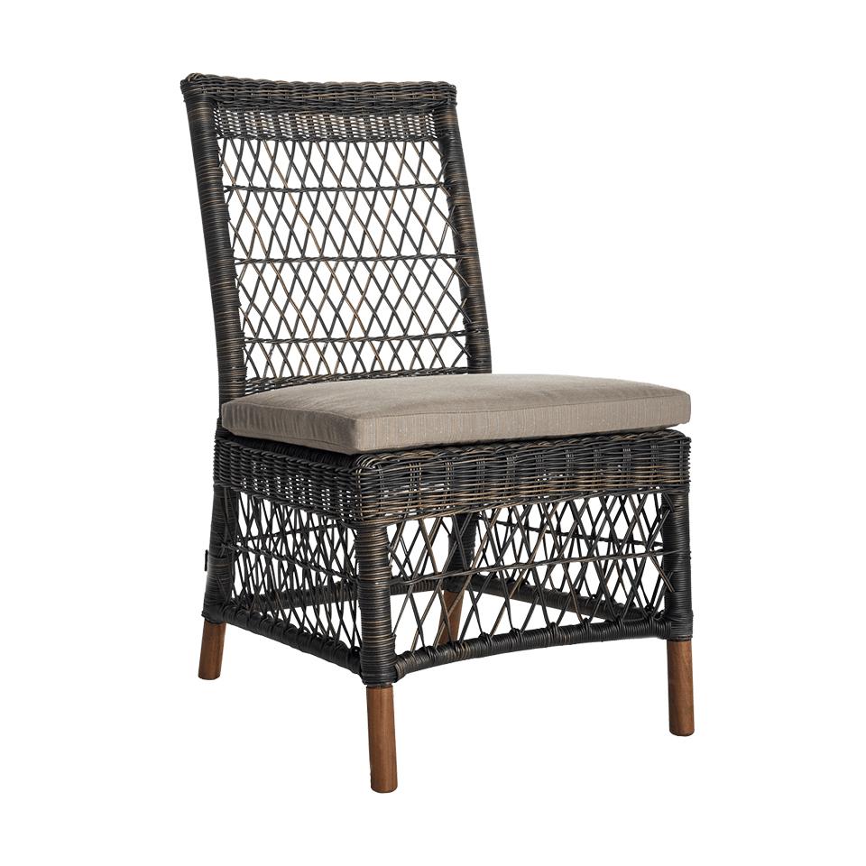 Jensen Outdoor Vintage Woven Dining Side Chair