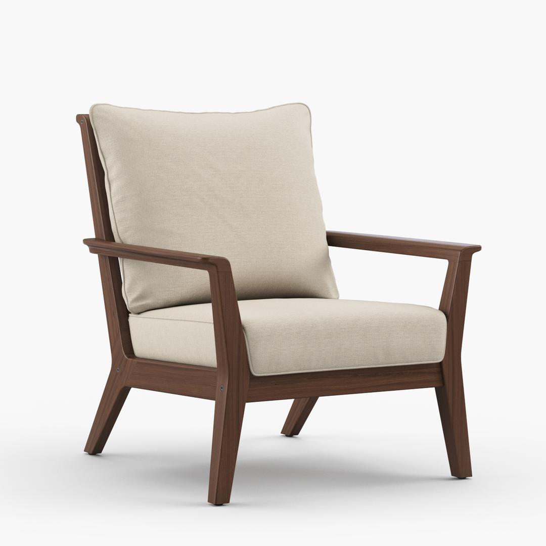 Jensen Outdoor Sky Ipe Wood Lounge Chair