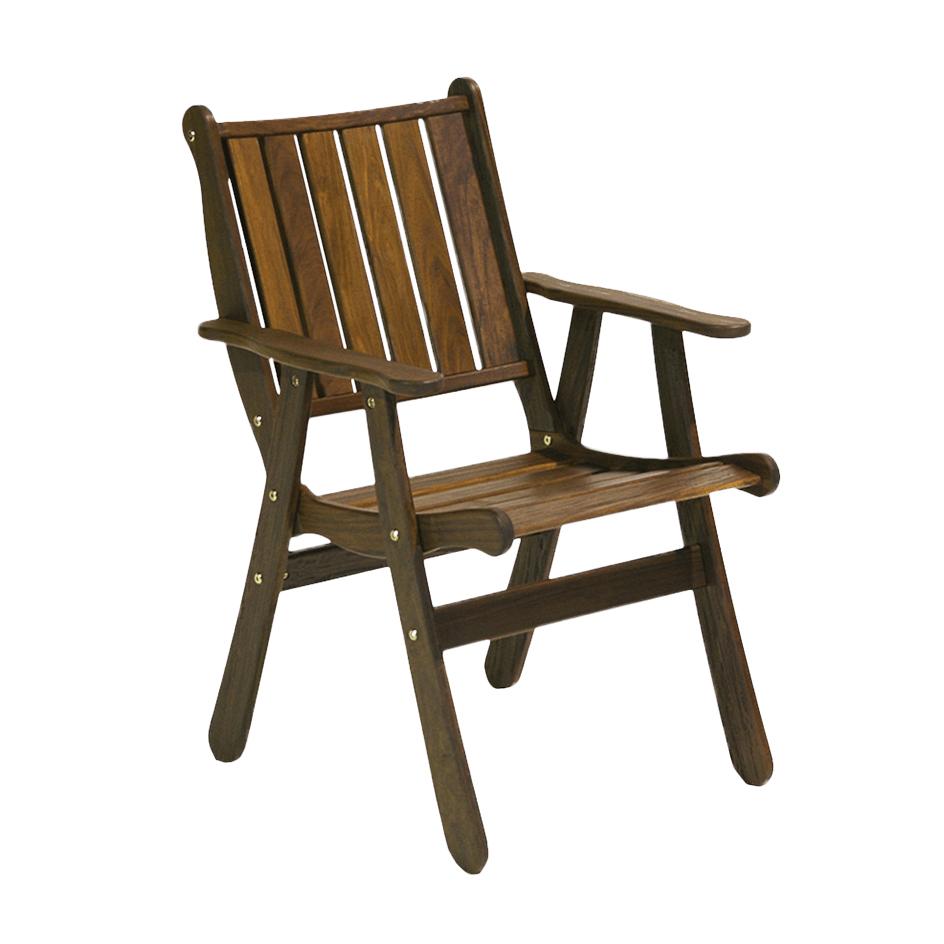 Jensen Outdoor Heritage Integra Ipe Wood Dining Armchair