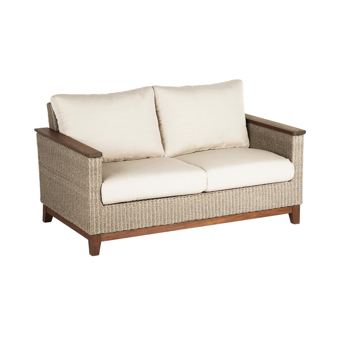 Jensen Outdoor Coral Woven Love Seat - Natural