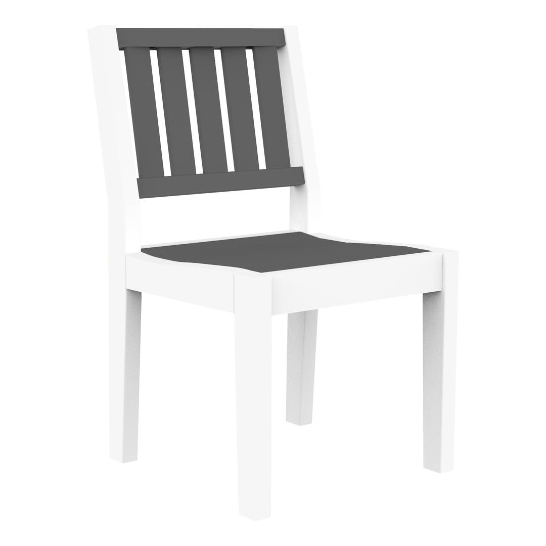 Seaside Casual Greenwich Slatted Recycled Polymer Dining Side Chair - Set of 2