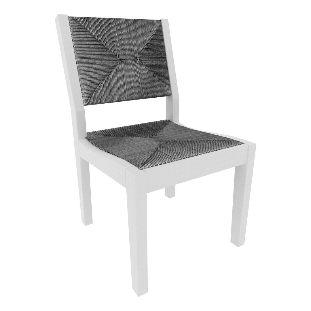 Seaside Casual Greenwich Woven Recycled Polymer Dining Side Chair - Set of 2