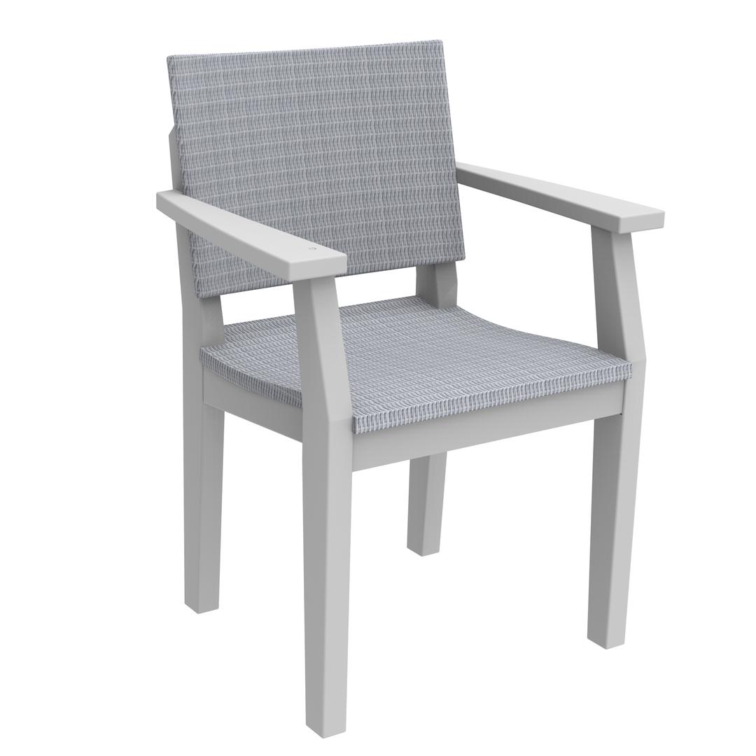 Seaside Casual MAD Recycled Polymer Woven Dining Armchair
