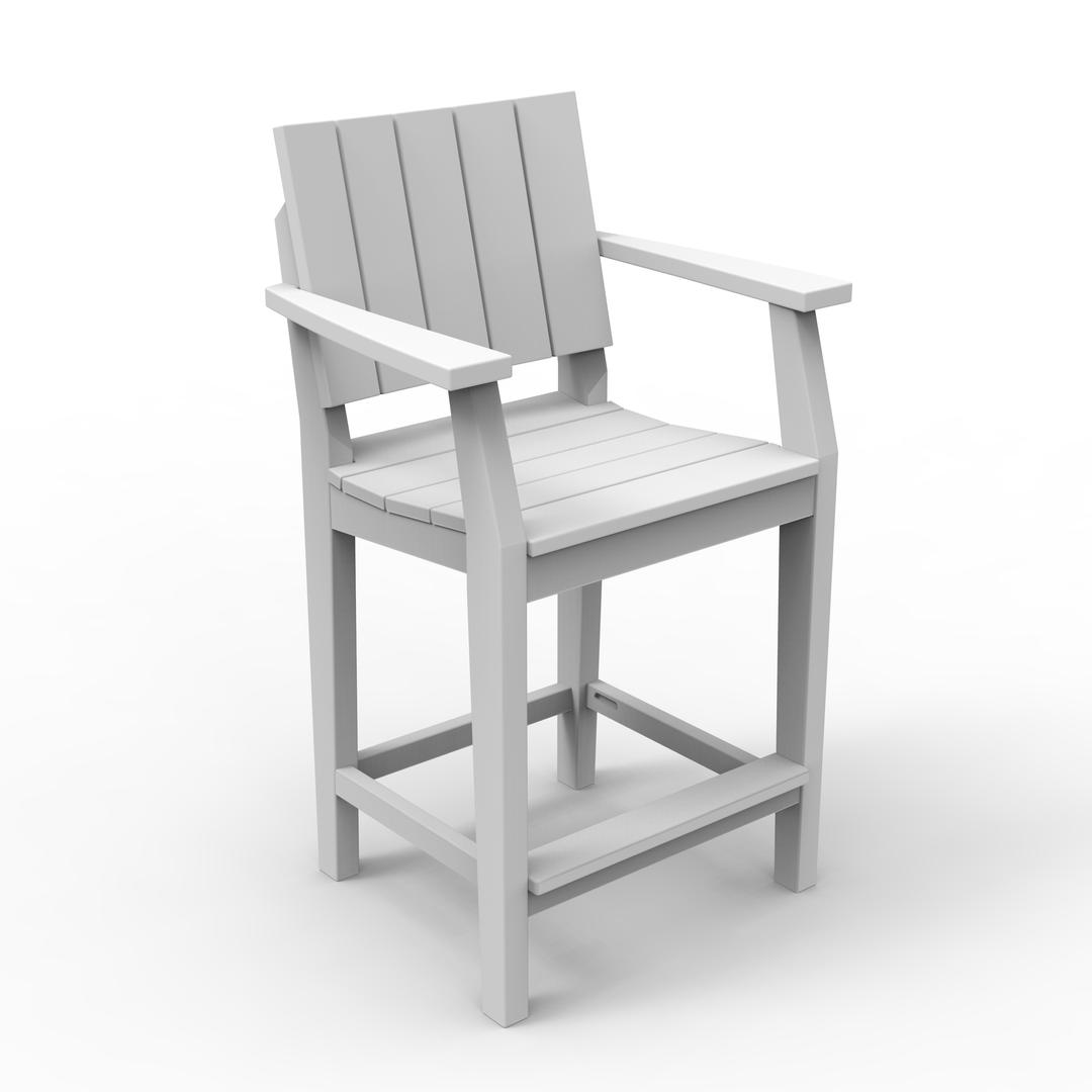 Seaside Casual MAD Recycled Polymer Balcony Armchair