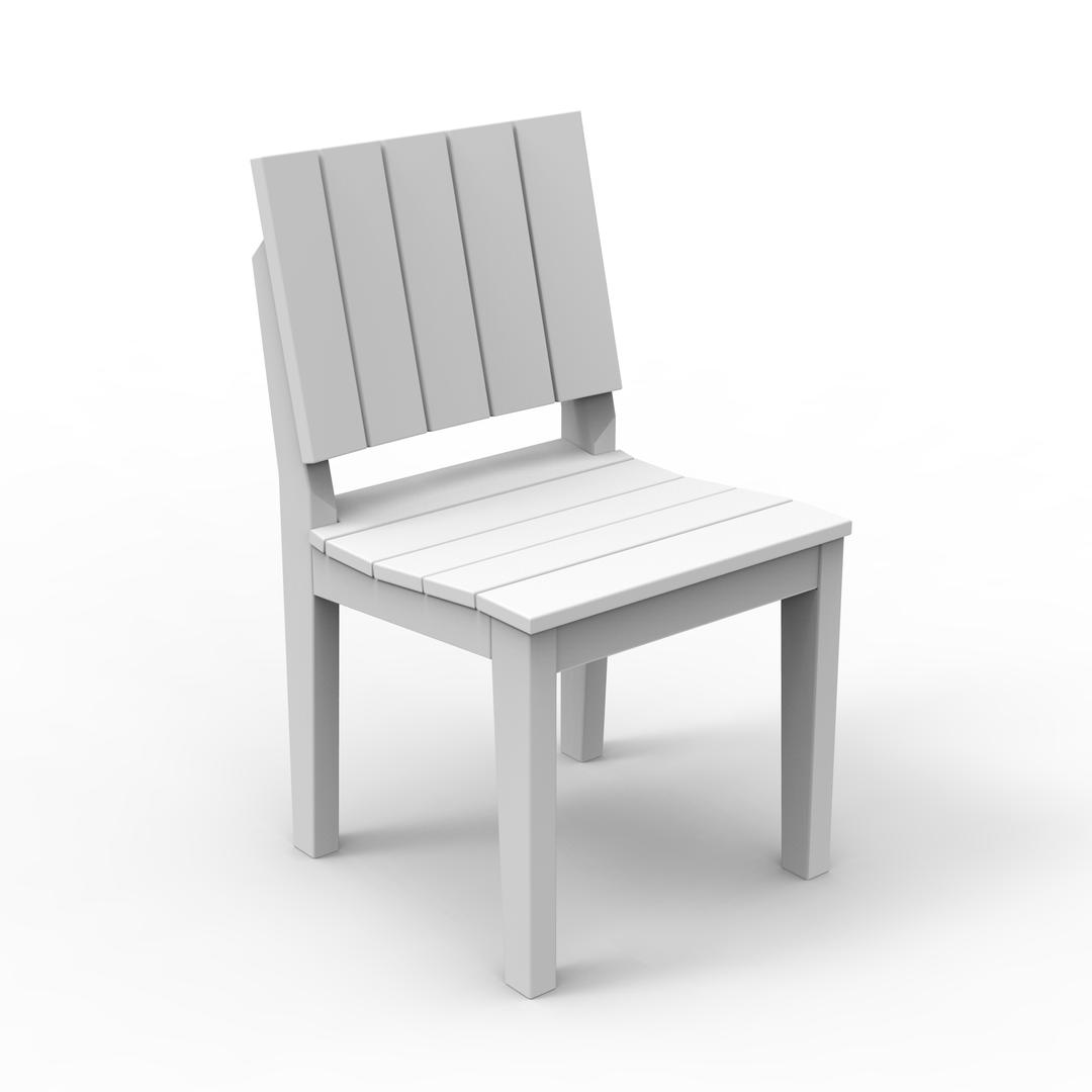 Seaside Casual MAD Recycled Polymer Dining Side Chair