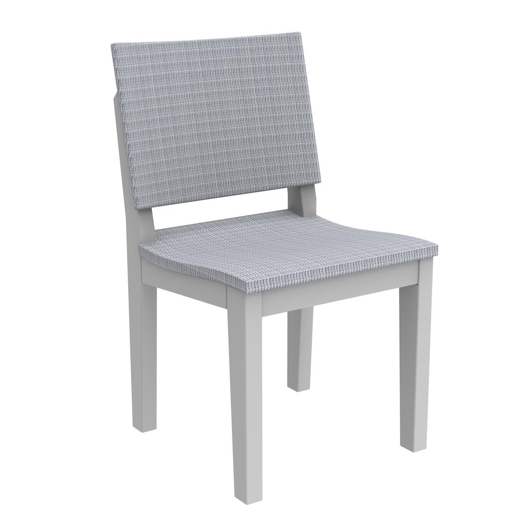 Seaside Casual MAD Recycled Polymer Woven Dining Side Chair