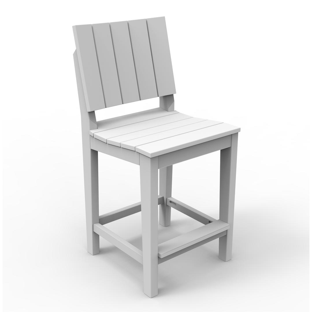 Seaside Casual MAD Recycled Polymer Balcony Side Chair