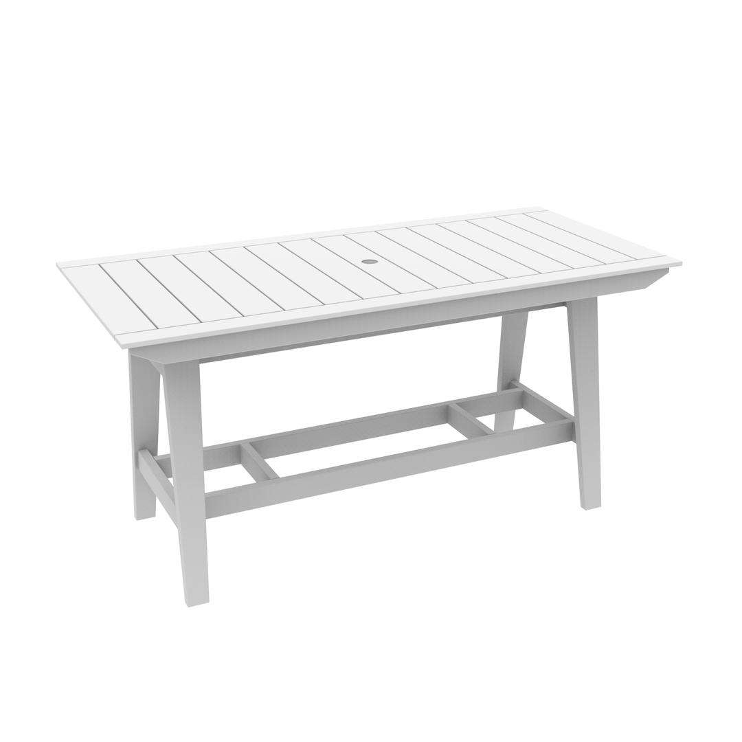 Seaside Casual MAD 85" Recycled Polymer Rectangular Bar Table