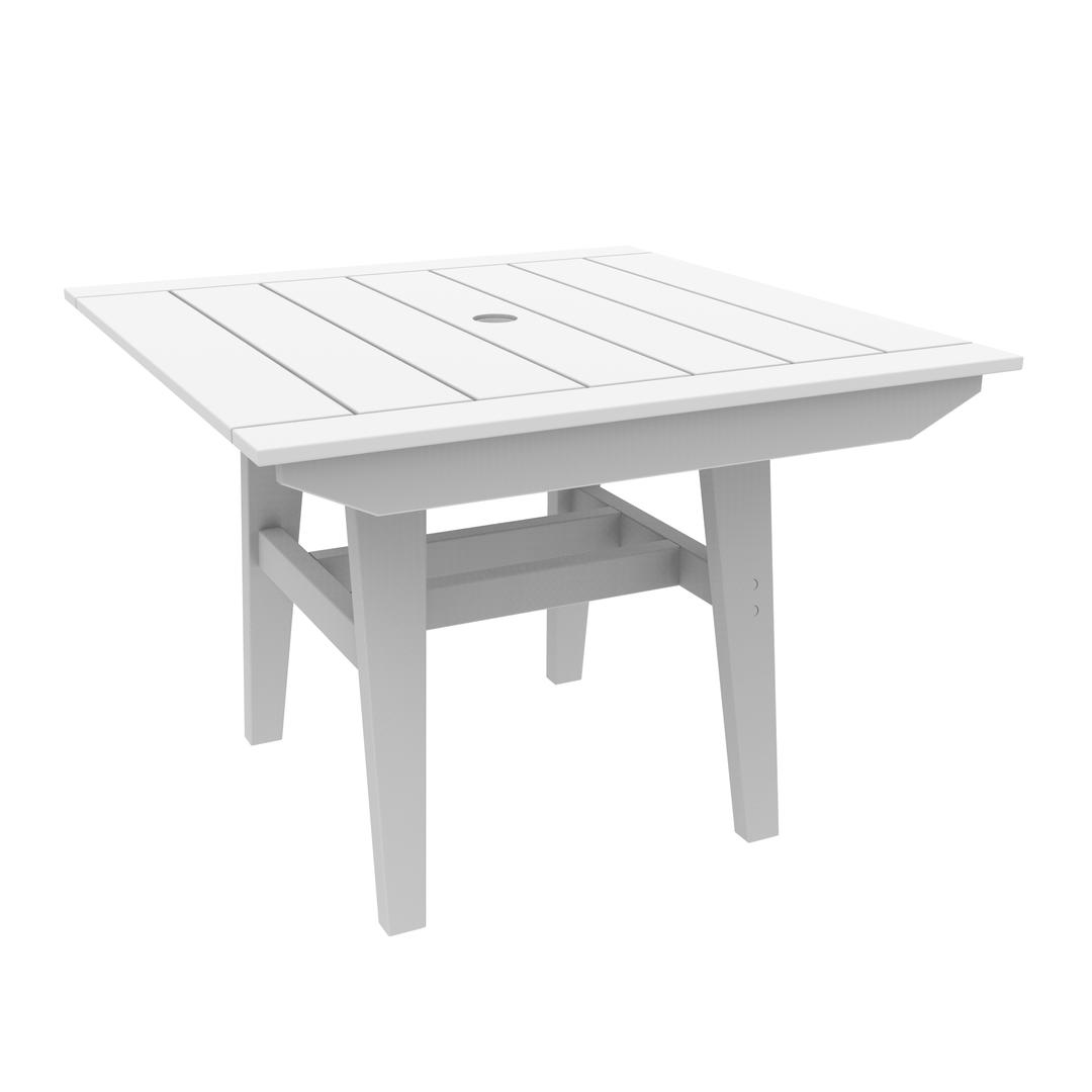 Seaside Casual MAD 40" Recycled Polymer Square Dining Table