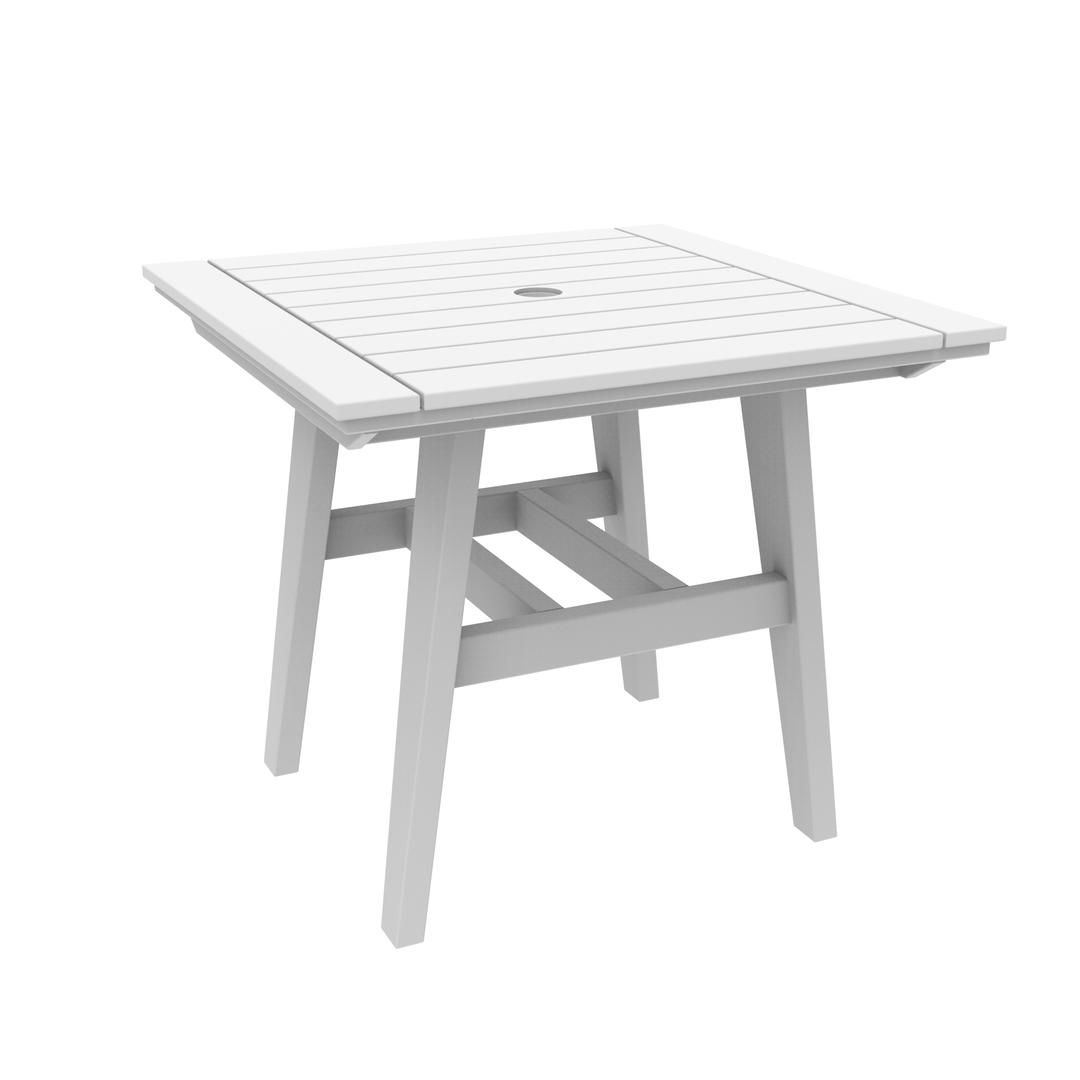 Seaside Casual MAD 33" Recycled Polymer Square Dining Table