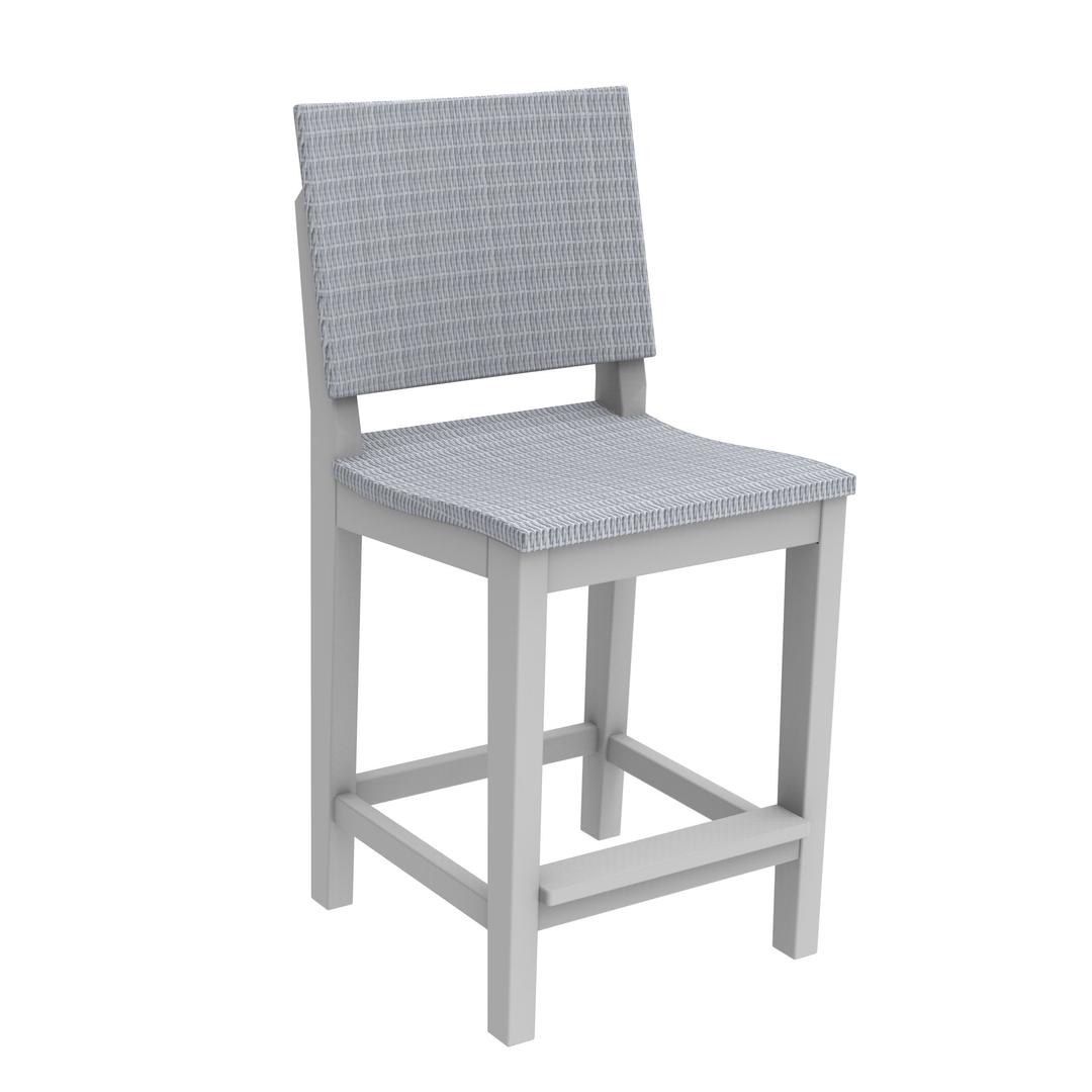 Seaside Casual MAD Recycled Polymer Woven Balcony Side Chair