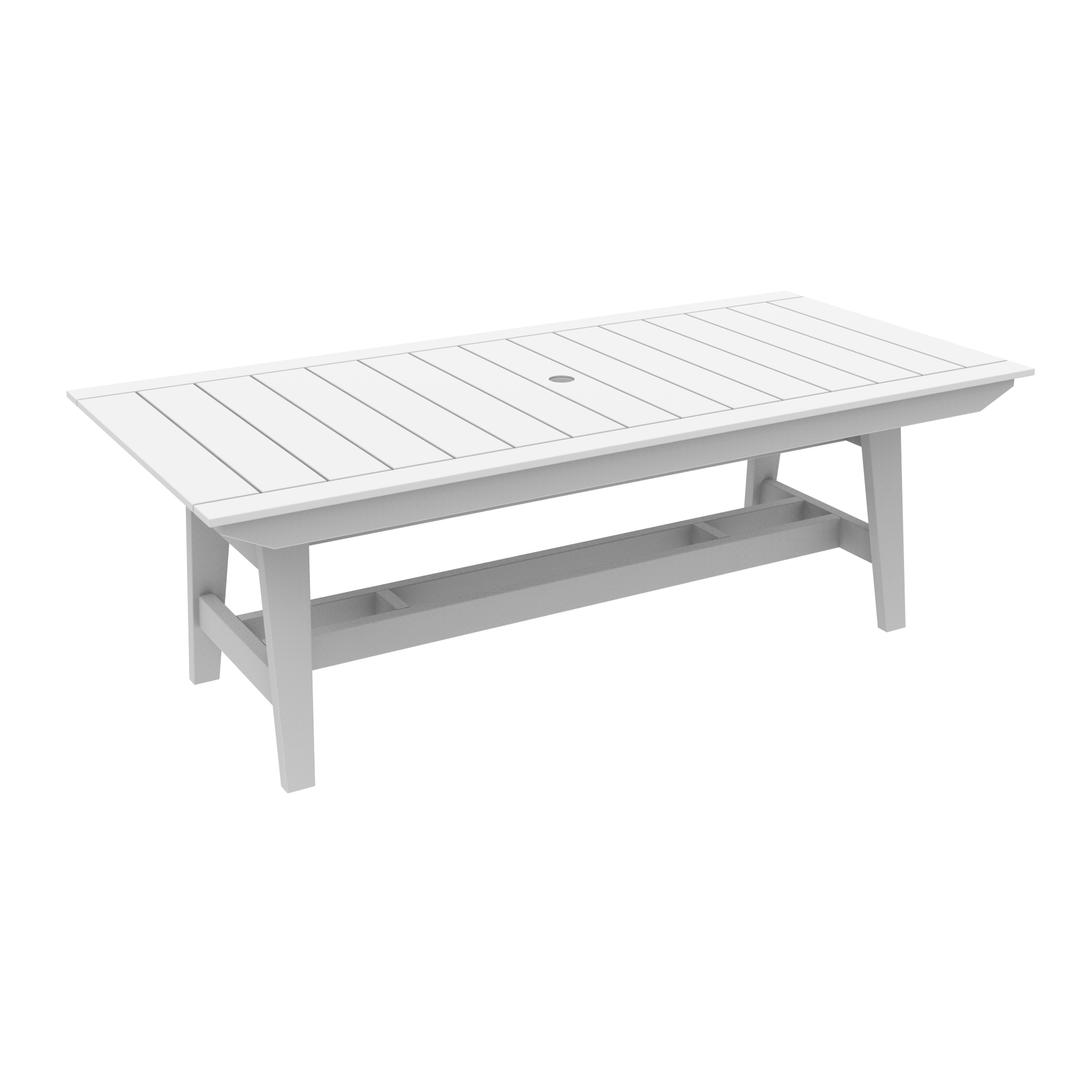 Seaside Casual MAD 85" Recycled Polymer Rectangular Dining Table