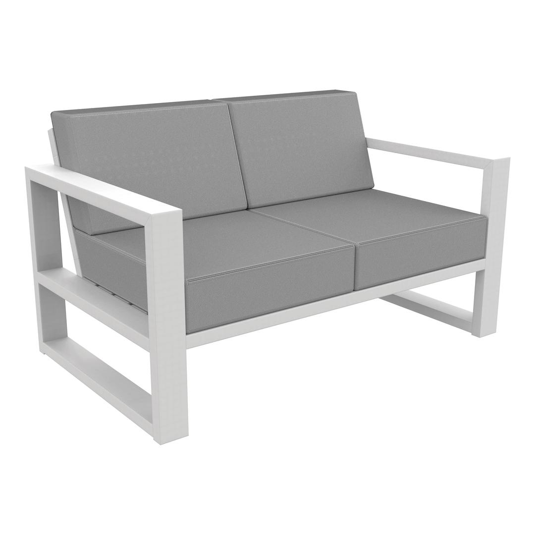 Seaside Casual MIA Recycled Polymer Love Seat