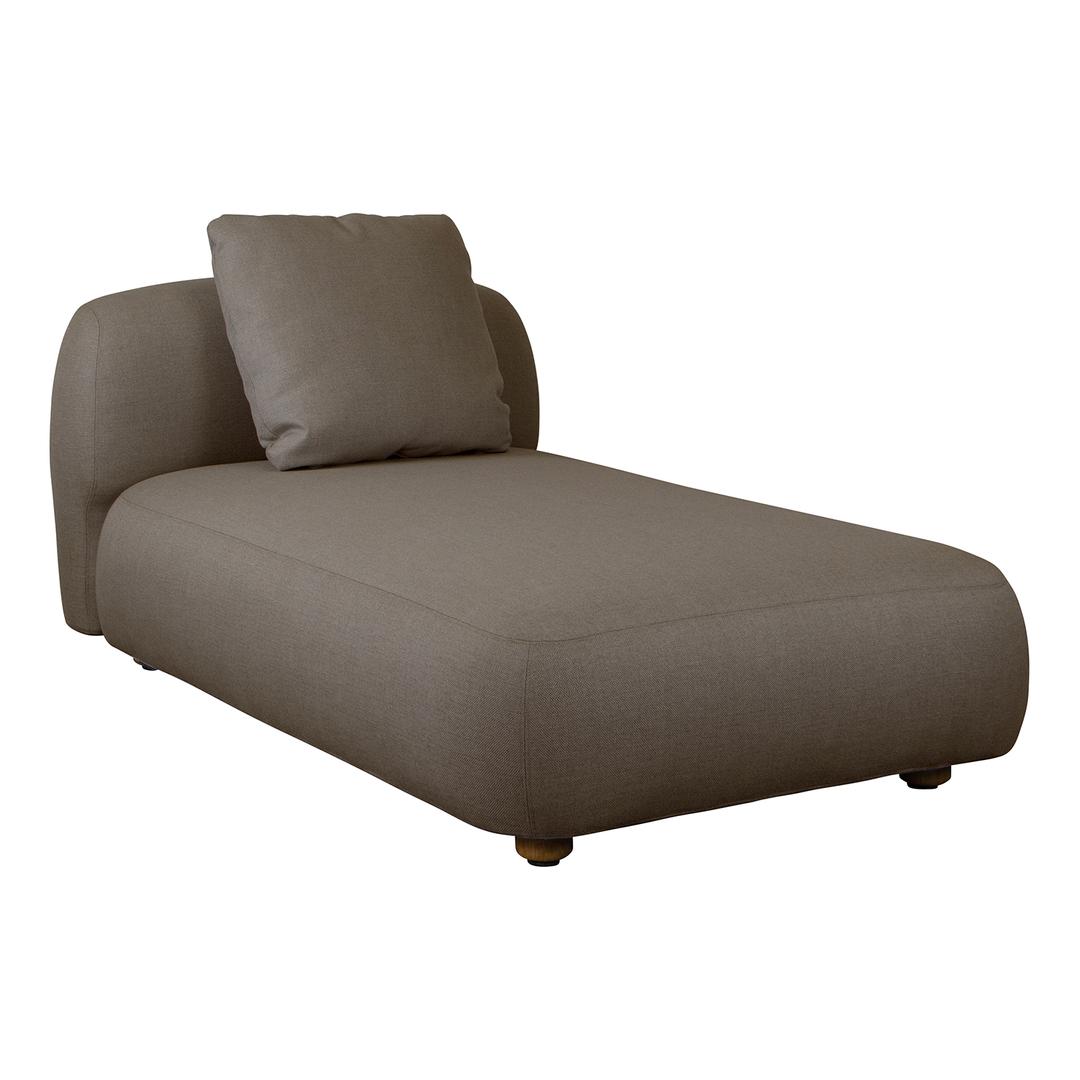 Cane-line Capture Upholstered Chaise Outdoor Sectional Unit