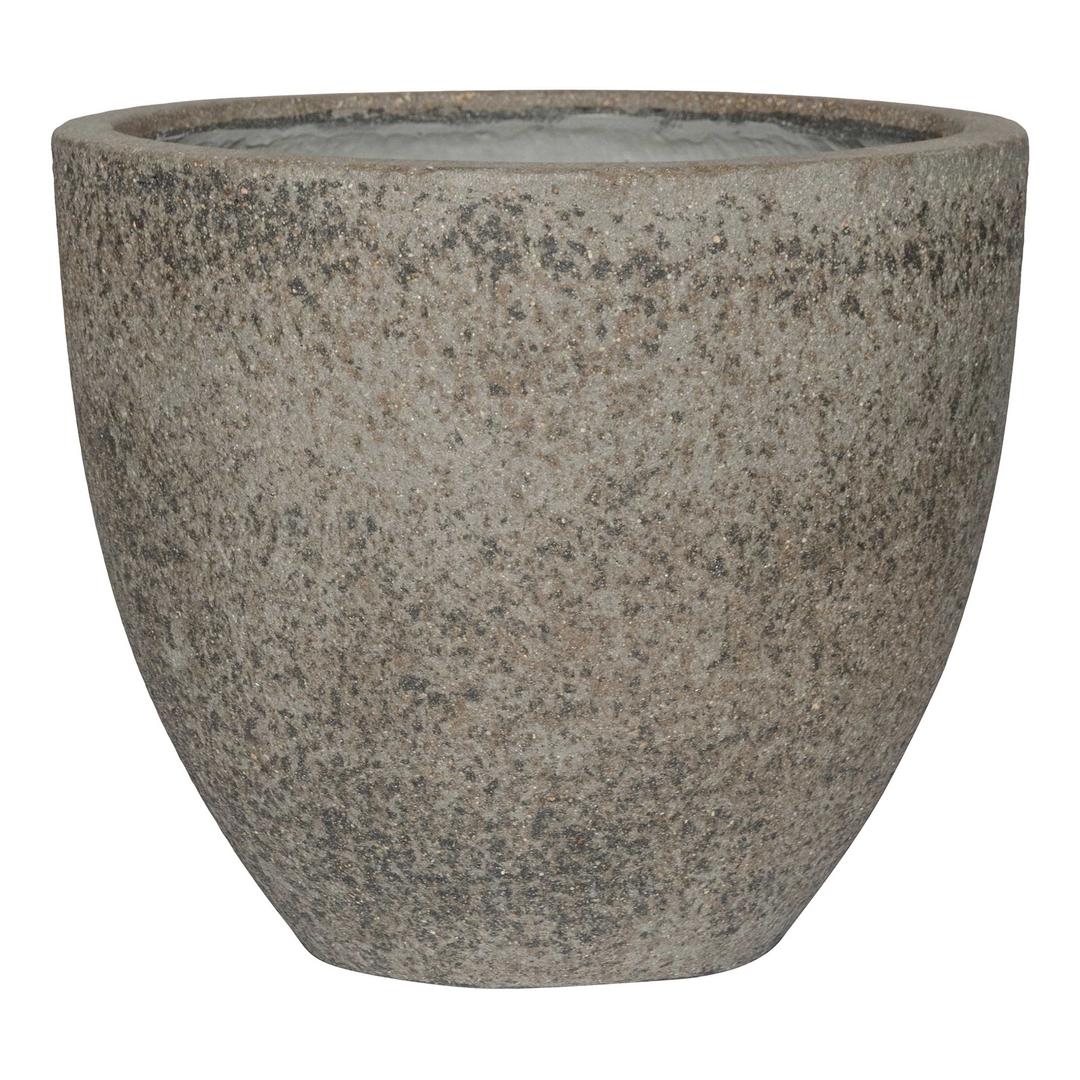 Pottery Pots Stone Jesslyn 16.5" Round Ficonstone Planter Pot - Dioriet Grey