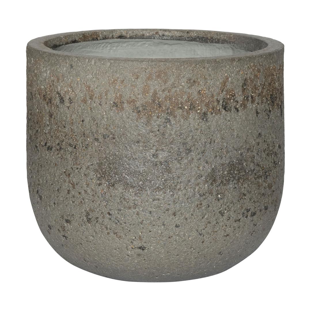 Pottery Pots Stone Cody 12" Round Ficonstone Planter Pot - Dioriet Grey