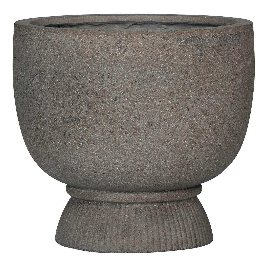 Pottery Pots Stone Jola 21" Ficonstone Urn Planter - Dioriet Grey