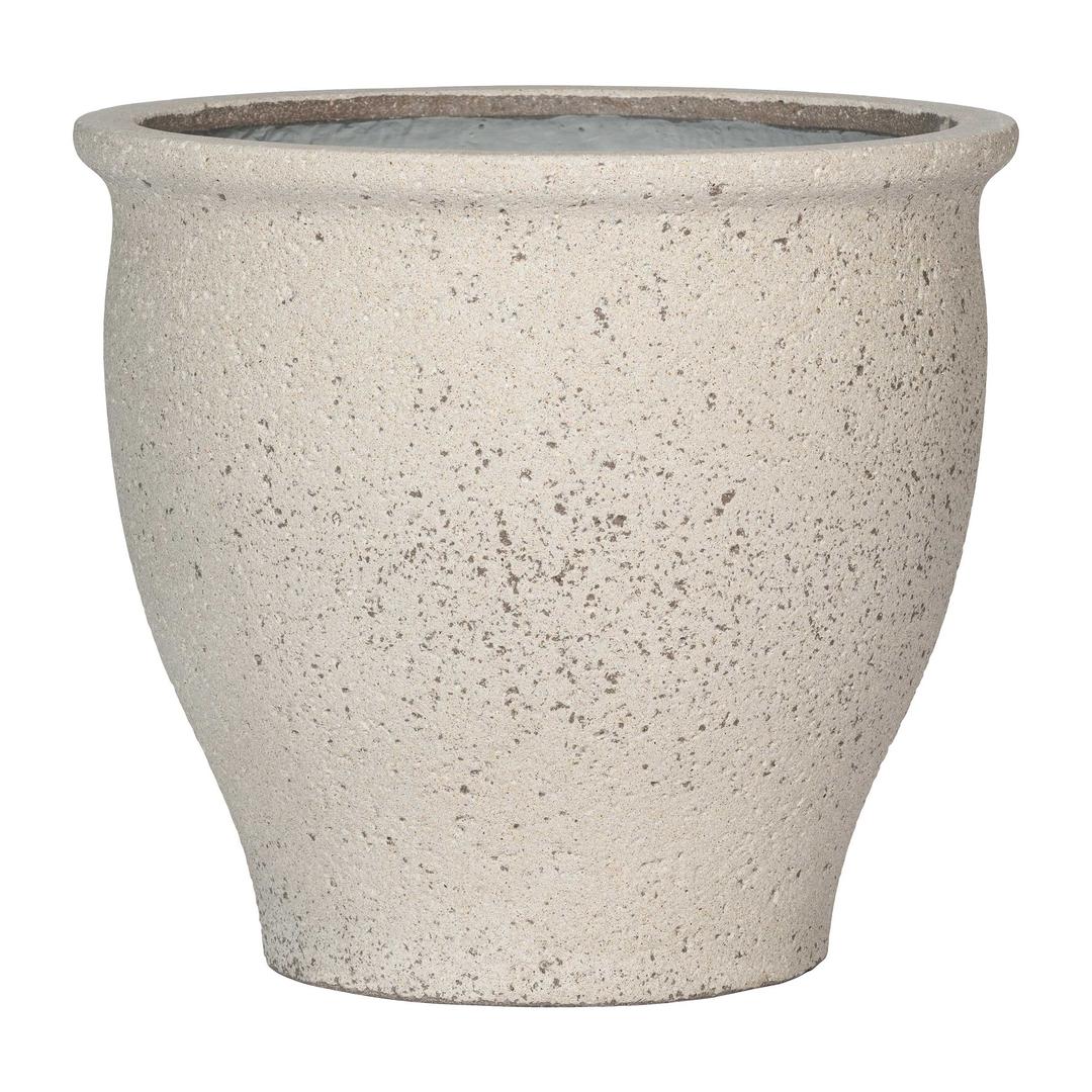 Pottery Pots Mediterranean Poseidon 20.5" Round Ficonstone Planter Pot