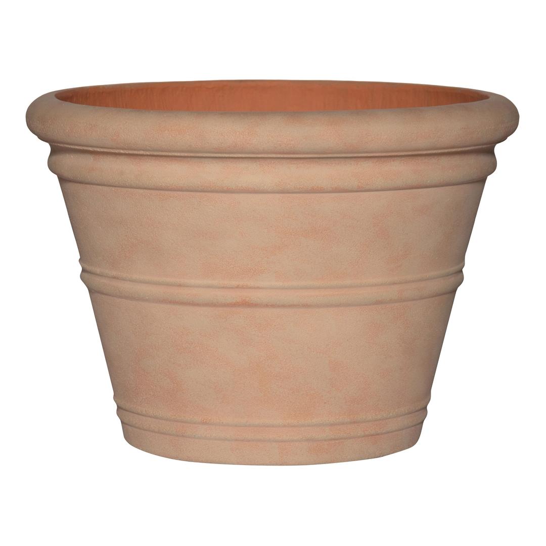 Pottery Pots Treasure Kyra 24" Round Ficonstone Planter Pot
